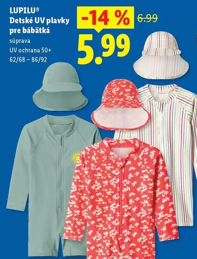 Detské UV plavky pre bábätká