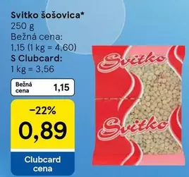 Svitko šošovica
