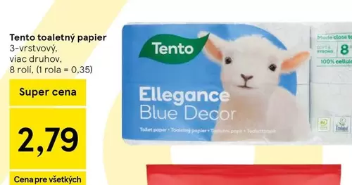 Tento toaletný papier