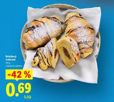 Brioche croissant