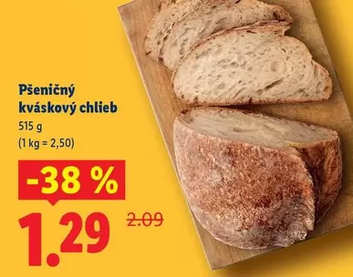 Pšeničný kváskový chlieb