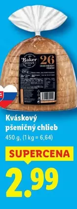 Kváskový pšeničný chlieb