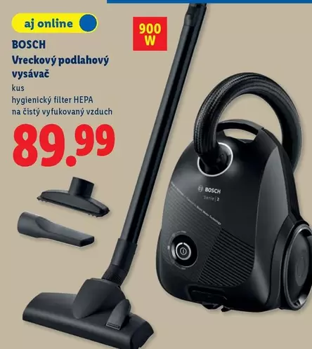 Bosch - Vreccový podlahový vysávač