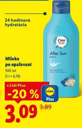 Mlieko po opalovaní