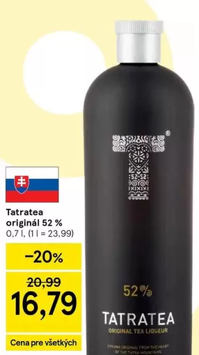 Origin - Tatratea originál 52%