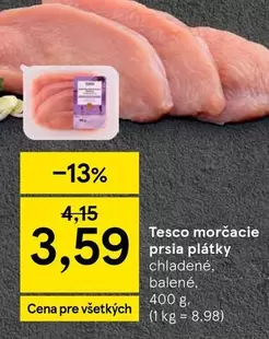 morčacie prsia plátky