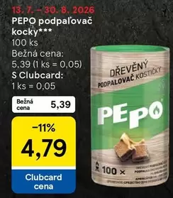 PEPO podpalovač kocky
