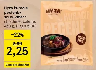 Shell - Kuracie pečienky sous-vide