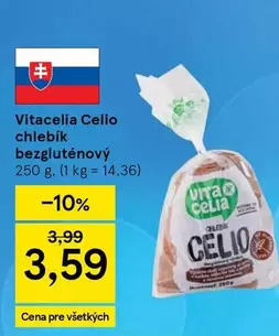 Vitacelia Celio chlebík bezgluténový