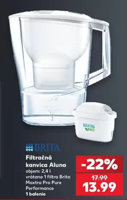 Filtračná kanvica Aluna