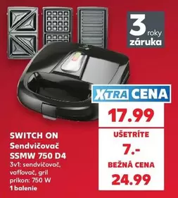 Switch - Sendvičovač SSMW 750 D4