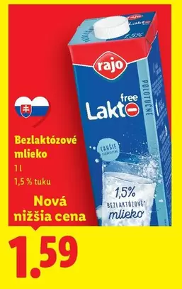 Bezlaktozove mlieko