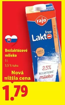 Bezlaktozové mlieko