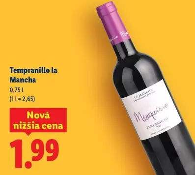 Tempranillo la Mancha