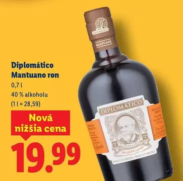 Diplomático Mantuano ron