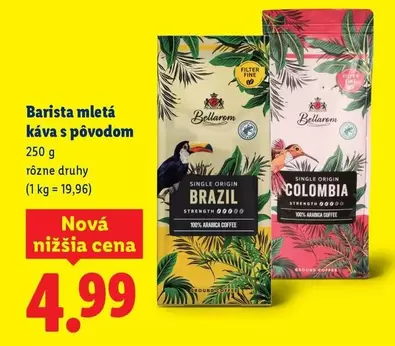 Origin - Barista mletá káva s pôvodom