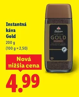 Instantná káva Gold