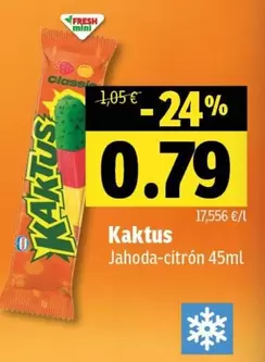 Kaktus Jahoda-citrón 45ml