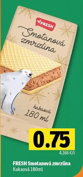 Smetanová zmrzlina Kakaová