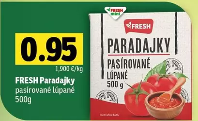 Paradajky pasírované lúpané