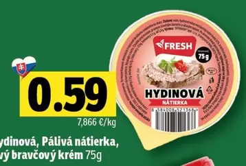 Hydinová, Pálivá nátierka, bravčový krém