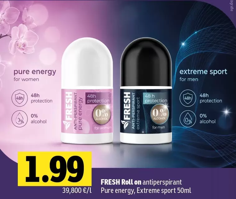 FRESH Roll on antiperspirant