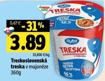 Omega - Treskoslovenská treska v majonéze