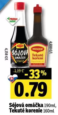 Sójová omáčka, Tekuté korenie