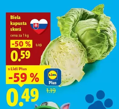 Biela kapusta skorá