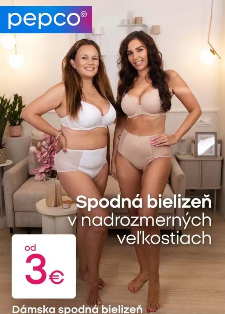 Spodná bielizeň v nadrozmerných veľkostiach