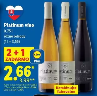 Platinum víno