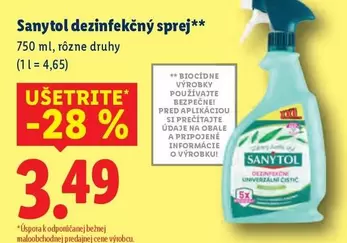 Dezinfekčný sprej