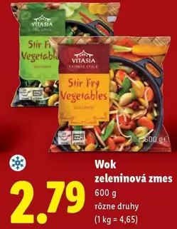 Wok zeleninová zmes