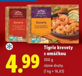 Tigrie krevety s omáčkou