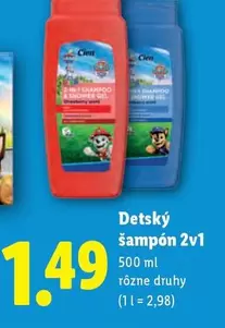 Detský šampón 2v1