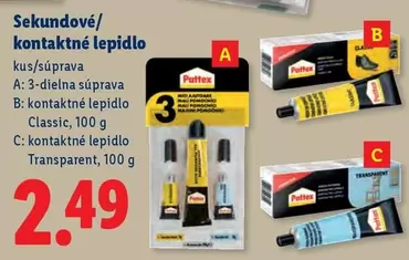 Sekundové/kontaktné lepidlo