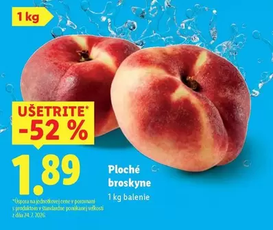 Ploché broskyne