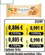 Sušienky Rozárky marhuľové
