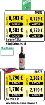 Nápoj Kaktus, 0,33 l
