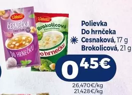 Polievka Do hrnčeka Cesnaková, Brokolicová