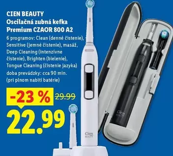 Oscilačná zubná kefka Premium CZAOR 800 A2
