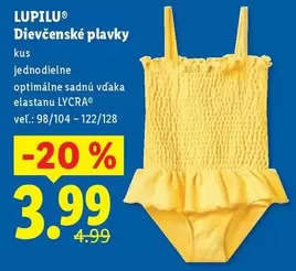 Dievčenské plavky