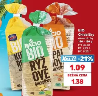 BIO Chlebíčky rýžové