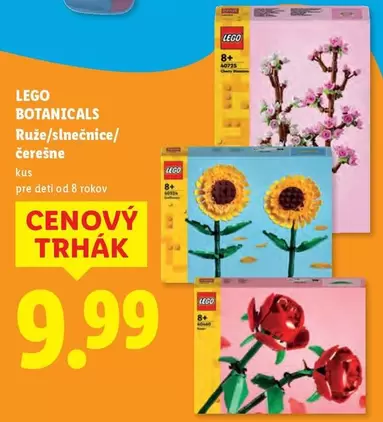 Lego - LEGO Botanicals Ruže/slnečnice/čerešne