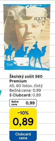 Školský zošit 560 Premium
