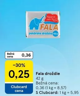 Fala droždie