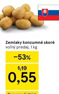 Zemiaky konzumné skoré