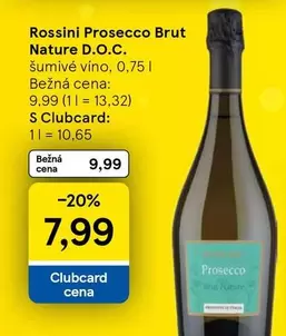 Prosecco - Brut Nature D.O.C. šumivé víno