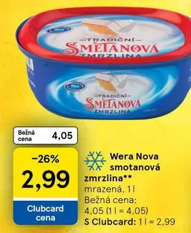 Nova - Smetanová zmrzlina