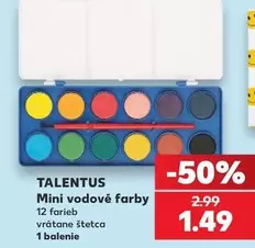 Mini vodové farby